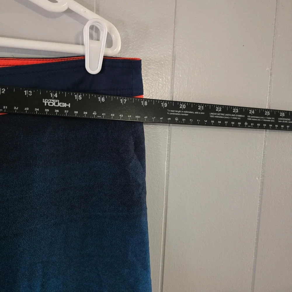 O'Neill Board Shorts Mens 33‎ Blue Hyperfreak Ombre Striped Swim Trunks